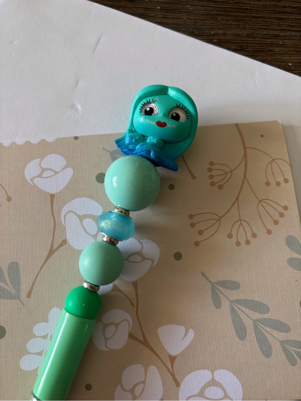 Disney Doorables: Nightmare Before Christmas: Sally DC handmade beaded pen